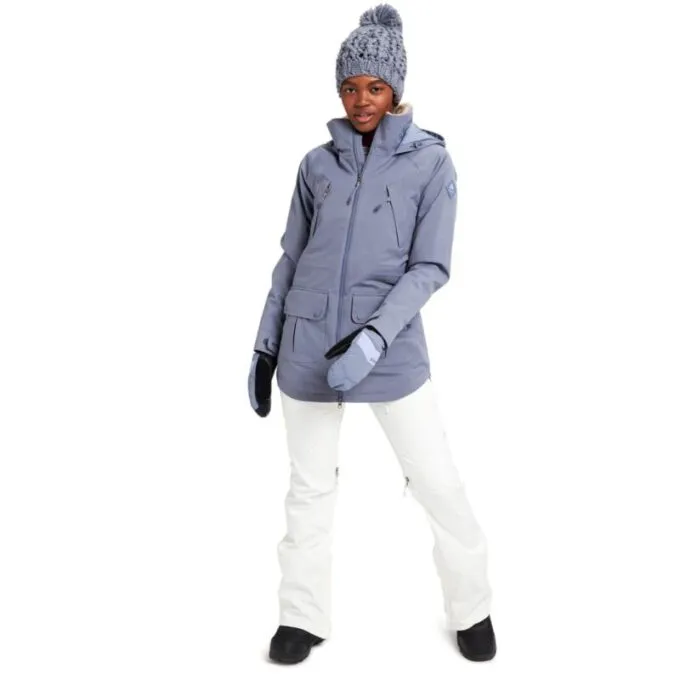 burton womens prowess jacket folkstone gray 2022 1