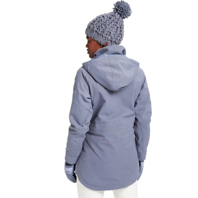burton womens prowess jacket folkstone gray 2022 2