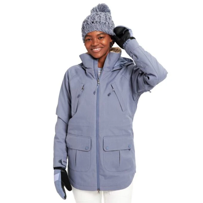 burton womens prowess jacket folkstone gray 2022