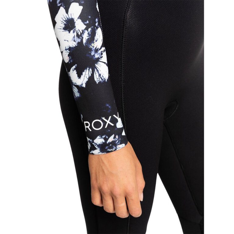 roxy 3 2 mm elite xt st printed long sleeve front zip neoprene suit 3