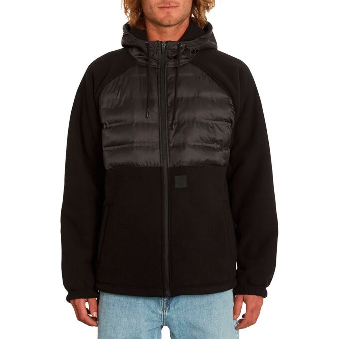 volcom muzzer tripper lined full zip sweatshirt