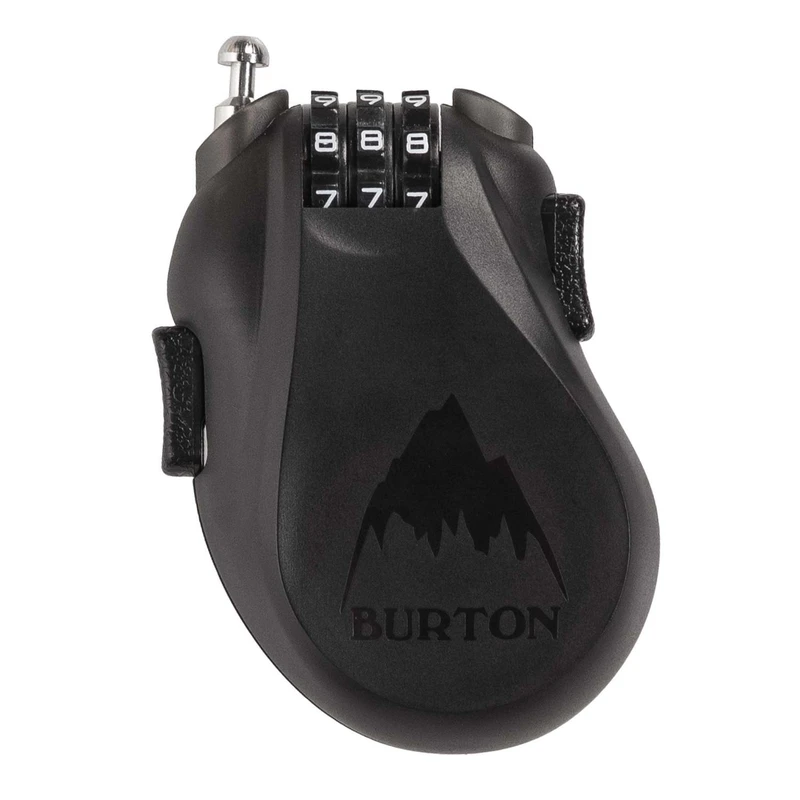 zamek burton cable lock translucent black 2