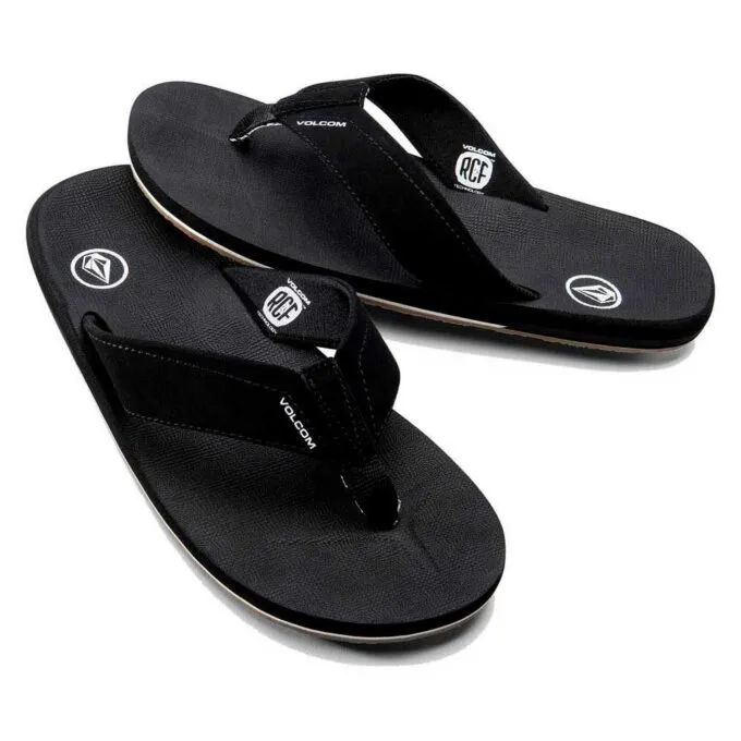 volcom victor flip flops